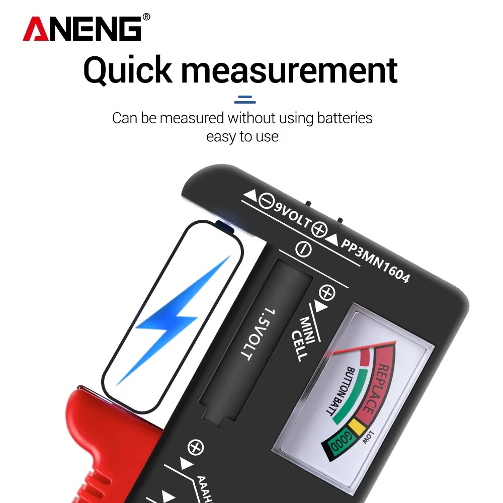 ANENG BT-168 Universal Battery Tester for for 1.5 and 9v Batteries. - Image 7