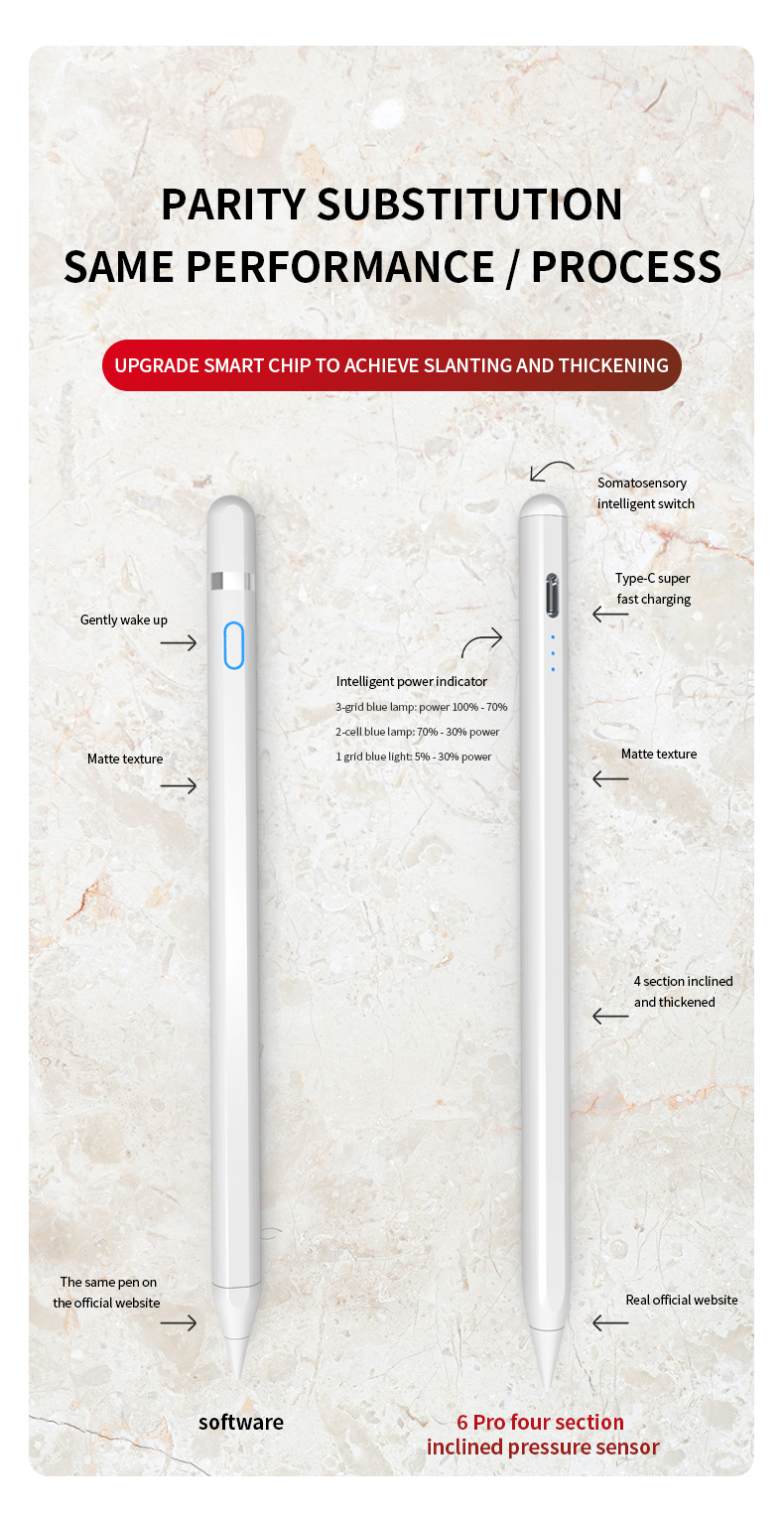 Capacitive Stylus for Apple iPad 2018 or newer - Image 13