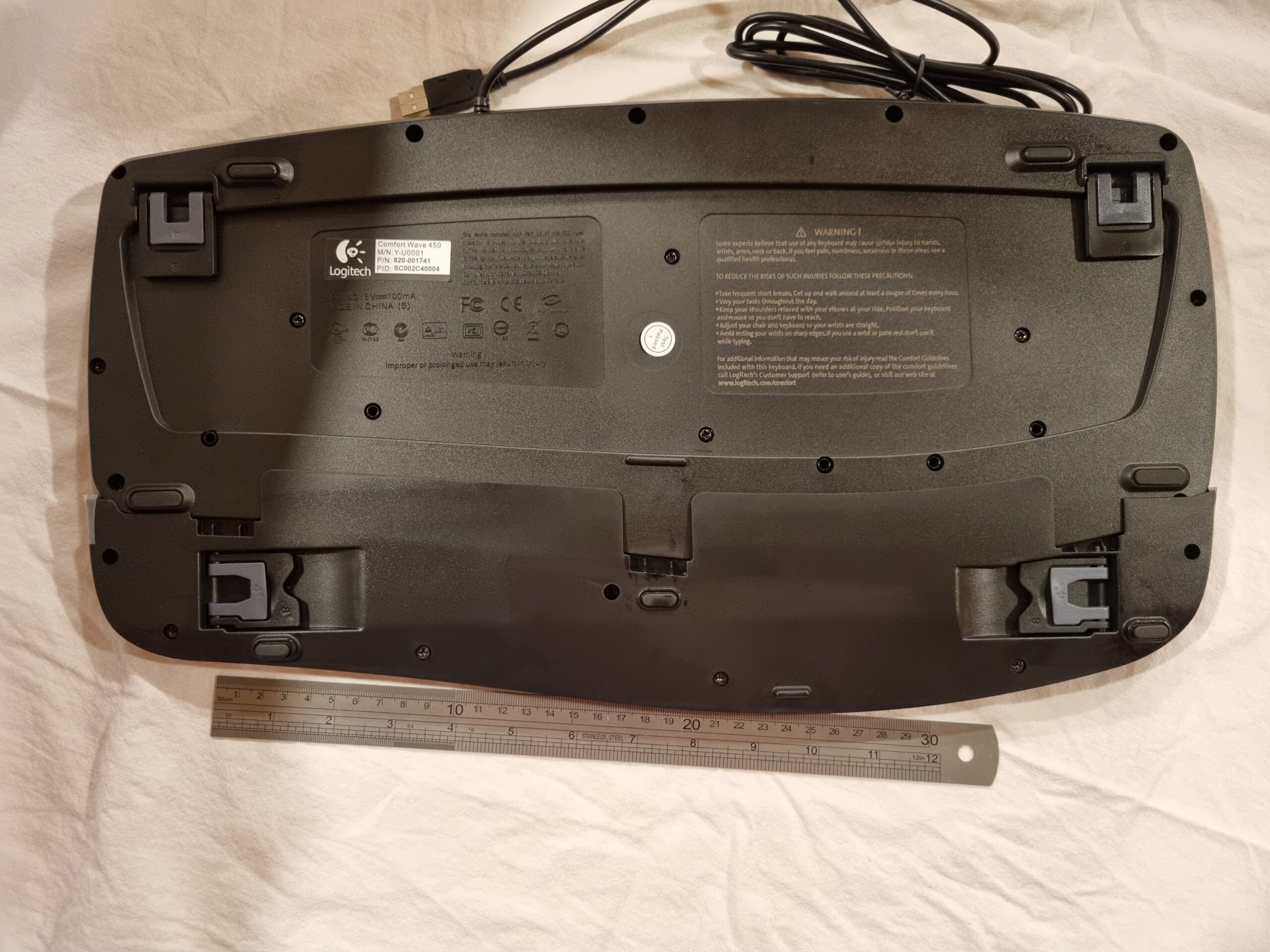 Logitech Comforwave 450 wired keyboard