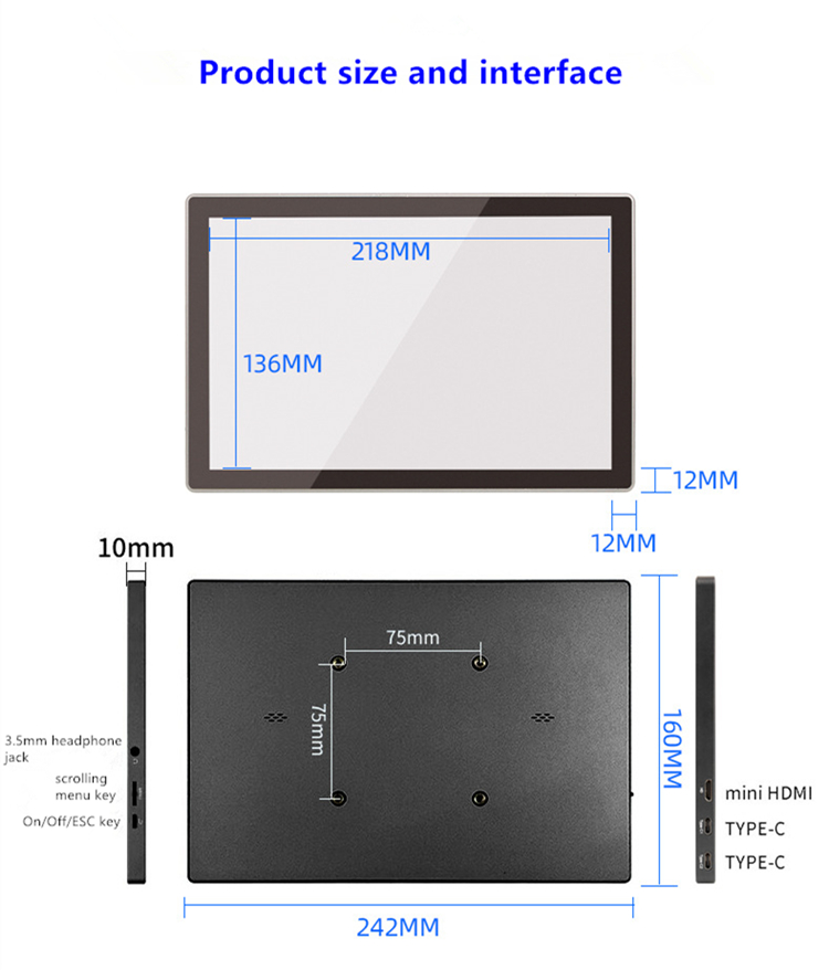 10.1 inch IPS Touchscreen HDMI - Image 16