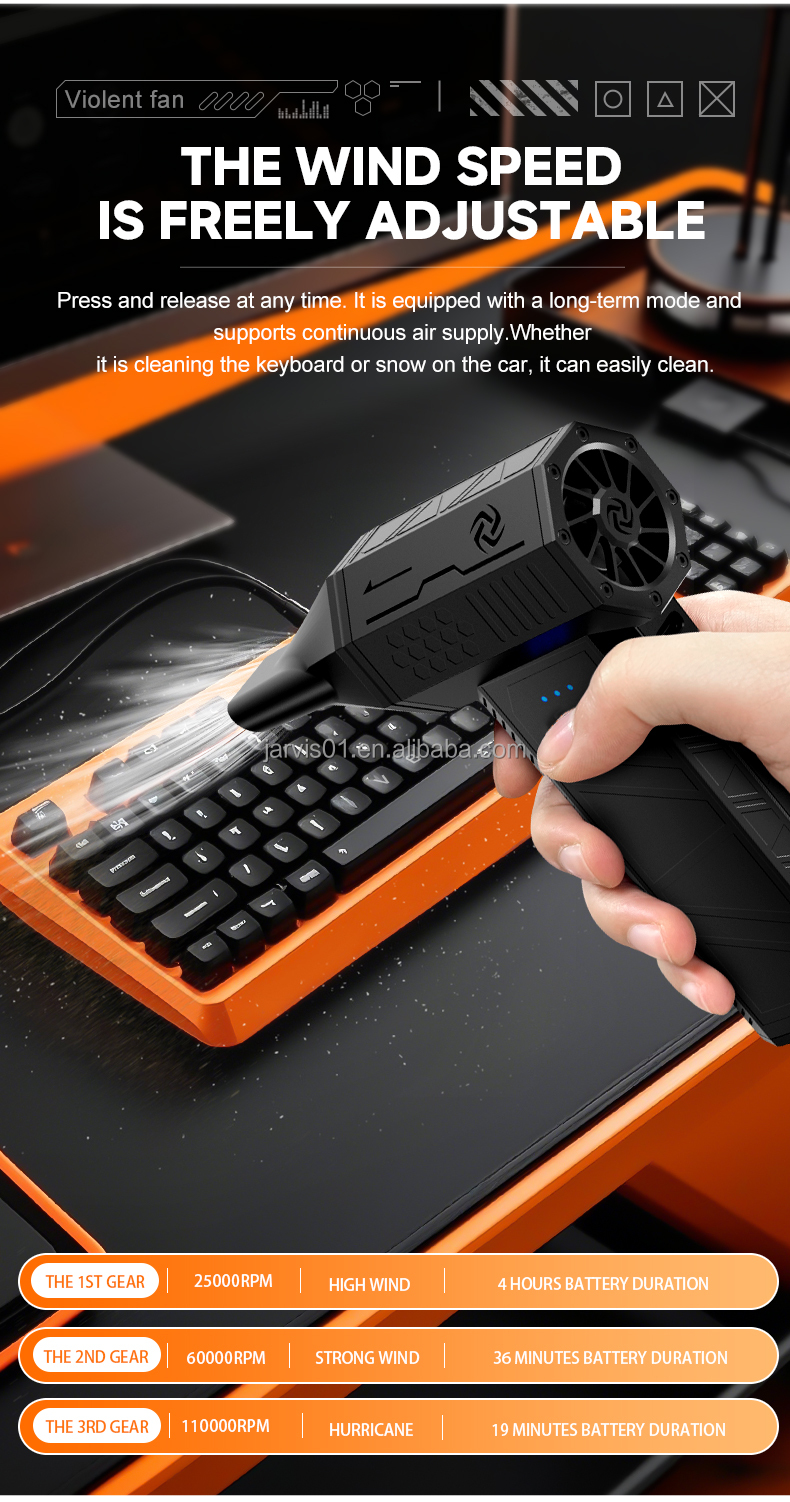 Jarvis X3 Mini Electric Air Duster and Blower Machine - Image 27