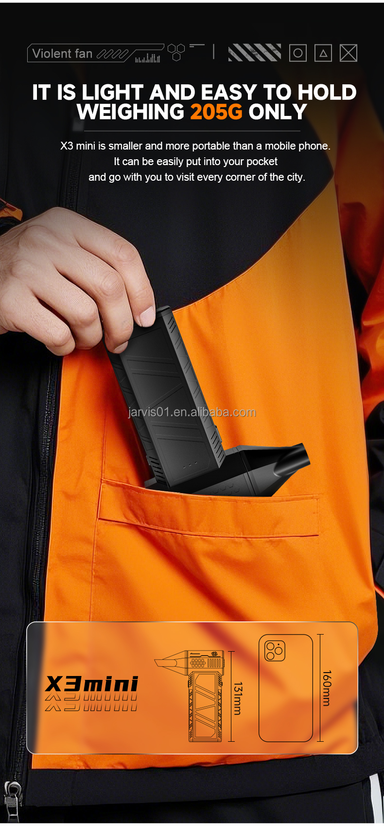 Jarvis X3 Mini Electric Air Duster and Blower Machine - Image 26